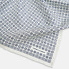 View 2 of product Floral White Pocket Square in Silk