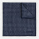 Floral Navy Pocket Square in Silk