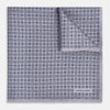 View 1 of product Rosette Lilac Pocket Square in Silk