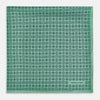 View 4 of product Floral Green Pocket Square in Silk