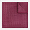 View 1 of product Floral Burgundy Pocket Square in Silk