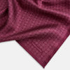 View 2 of product Floral Burgundy Pocket Square in Silk
