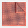 View 1 of product Floral Orange Pocket Square in Silk