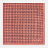View 3 of product Floral Orange Pocket Square in Silk