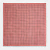 View 4 of product Checked Pink Pocket Square in Silk