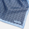 View 2 of product Floral Blue Pocket Square in Silk