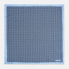 View 4 of product Floral Blue Pocket Square in Silk