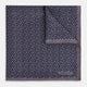 Floral Purple Pocket Square in Silk