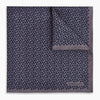 View 4 of product Floral Purple Pocket Square in Silk