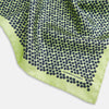 View 2 of product Floral Green Pocket Square in Silk