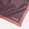 View 2 of product Floral Pink Pocket Square in Silk
