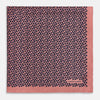 View 3 of product Floral Pink Pocket Square in Silk