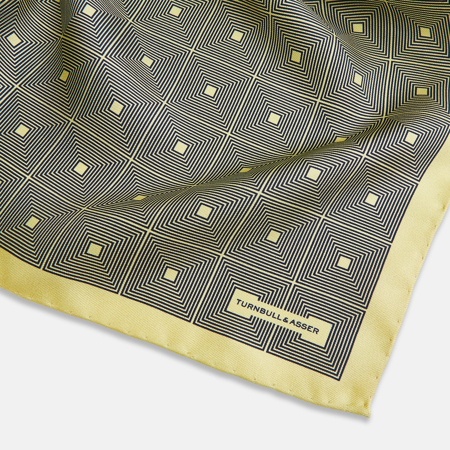 View 2 of product POCKET SQUARE SQUARE TILE BANANA