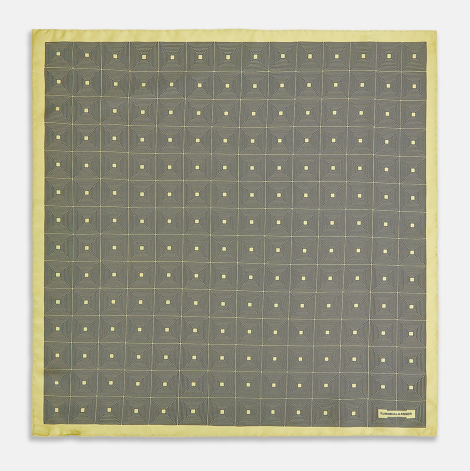 View 4 of product POCKET SQUARE SQUARE TILE BANANA