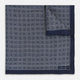 Geometric Navy Pocket Square in Silk
