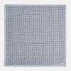 View 4 of product Geometric Silver Pocket Square in Silk