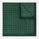 Geometric Green Pocket Square in Silk
