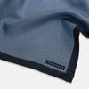 View 2 of product Polka dot Navy Pocket Square in Silk