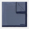 View 1 of product Polka dot Denim Pocket Square in Silk