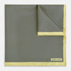 View 1 of product Polka dot Yellow Pocket Square in Silk