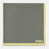 View 3 of product Polka dot Yellow Pocket Square in Silk