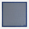 View 4 of product Geometric Blue Pocket Square in Silk