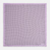 View 4 of product Geometric Lilac Pocket Square in Silk