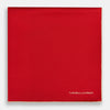 View 3 of product RED AND GOLD PIPED SILK POCKET SQUARE