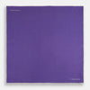 View 4 of product VIOLET AND ECRU PIPED SILK POCKET SQUARE