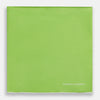View 3 of product LIME GREEN AND ECRU PIPED SILK POCKET SQUARE