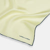 View 2 of product GOLD AND NAVY BLUE PIPED SILK POCKET SQUARE