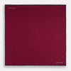 View 4 of product Mauve Piped Silk Pocket Square