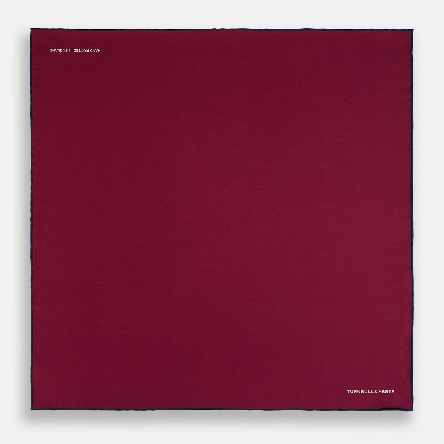View 4 of product Mauve Piped Silk Pocket Square