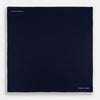 View 4 of product Dark Blue Piped Silk Pocket Square