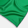 View 2 of product Green Piped Silk Pocket Square