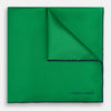 View 1 of product Green Piped Silk Pocket Square