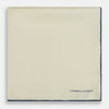 View 3 of product ECRU AND NAVY BLUE PIPED SILK POCKET SQUARE