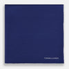 View 3 of product Mid Blue Piped Silk Pocket Square