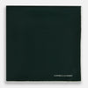 View 3 of product DARK GREEN AND ECRU PIPED SILK POCKET SQUARE