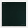 View 4 of product DARK GREEN AND ECRU PIPED SILK POCKET SQUARE