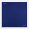 View 4 of product Royal Blue Piped Silk Pocket Square