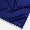 View 2 of product Royal Blue Piped Silk Pocket Square