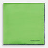 View 3 of product LIGHT GREEN AND BLACK PIPED SILK POCKET SQUARE