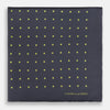 View 3 of product Grey and Lime Spot Silk Pocket Square