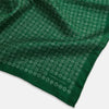 View 2 of product Rosette Green Pocket Square in Silk
