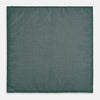 View 6 of product Rosette Green Pocket Square in Silk