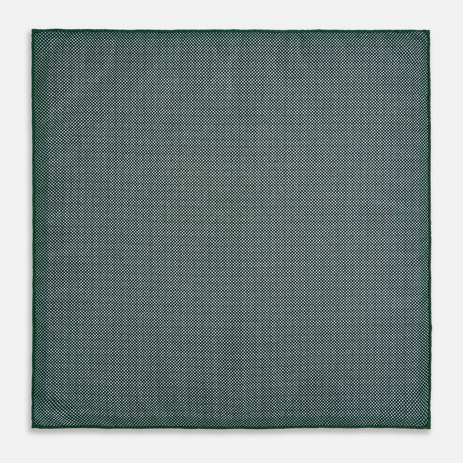 View 6 of product Rosette Green Pocket Square in Silk