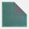 View 3 of product Rosette Green Pocket Square in Silk