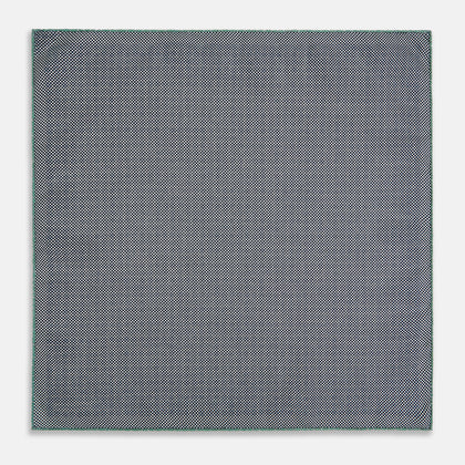 Rosette Green Pocket Square in Silk Image 5