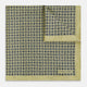 Rosette Yellow Pocket Square in Silk